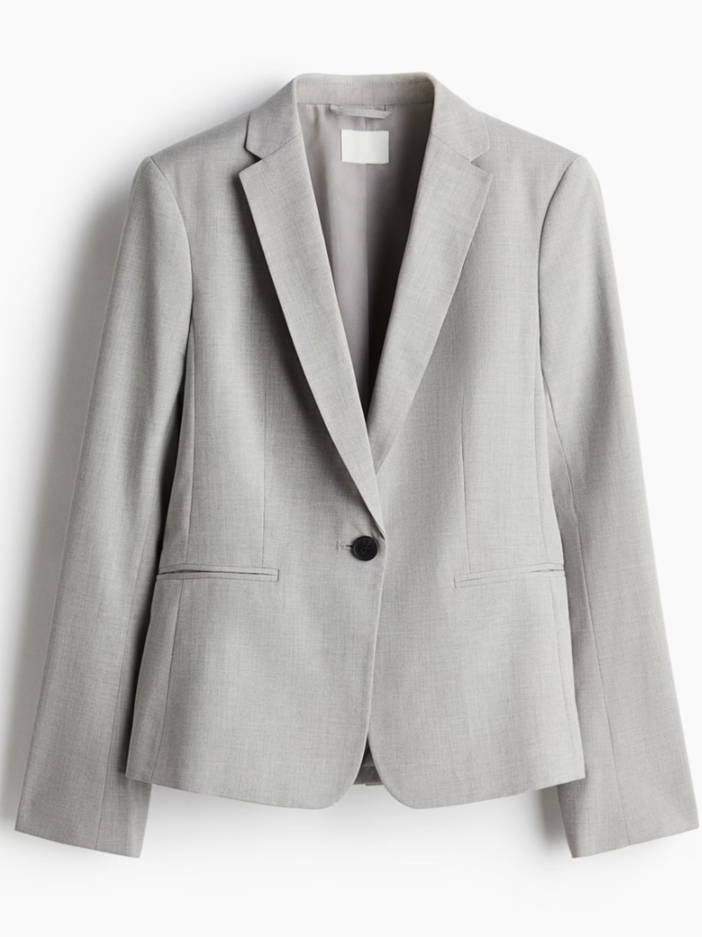 H&M Light Gray Single-Button Women's Blazer